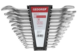 Gedore red Doppelmaulschlüssel-Satz lang Gedore red Doppelmaulschlüssel-Satz lang u. metrische Schlüsselweiten, um 6-kant Muttern und Schrauben zu befestigen oder zu lösen
