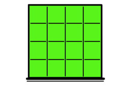 Zeige Details für Einteilungssortiment H 50, 16 Fächer, Schlitzwände, Trennbleche Bild von Einteilungssortiment H 50, 16 Fächer, Schlitzwände, Trennbleche