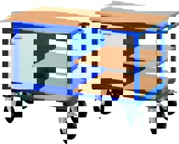 Zeige Details für Werkstatt-Tischwagen mit Schrankelement Bild von Werkstatt-Tischwagen mit Schrankelement