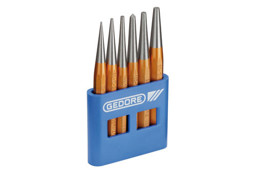Zeige Details für Gedore Durchtreiber-Satz 1-5 mm 6-tlg im PVC-Halter Bild von Gedore Durchtreiber-Satz 1-5 mm 6-tlg im PVC-Halter