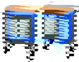 Zeige Details für Werkstatt-Tischwagen mit 2 Schubladenboxen Bild von Werkstatt-Tischwagen mit 2 Schubladenboxen