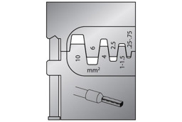 Zeige Details für Modul-Einsatz 8140-06 für Aderendhülsen Bild von Modul-Einsatz 8140-06 für Aderendhülsen
