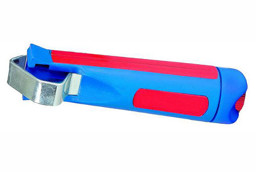 Zeige Details für WEICON Kabelmesser Ø 8-28 mm blau/rot, Schiebeblister Bild von WEICON Kabelmesser Ø 8-28 mm blau/rot, Schiebeblister