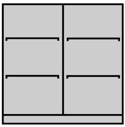 Zeige Details für Flügeltürschrank Serie 52 Bild von Flügeltürschrank Serie 52