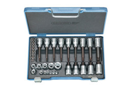 Zeige Details für Gedore 19 TX 20 Schraubendreher-Satz 1/4 + 1/2 Zoll 34 tlg TX Bild von Gedore 19 TX 20 Schraubendreher-Satz 1/4 + 1/2 Zoll 34 tlg TX