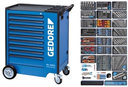 Zeige Details für Gedore 1500 ES-03-2004 Werkzeugwagen mit Werkzeug-Sortiment 325-Tlg. Bild von Gedore 1500 ES-03-2004 Werkzeugwagen mit Werkzeug-Sortiment 325-Tlg.