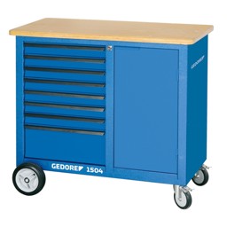 Zeige Details für Gedore Rollwerkbank mit 8 Schubfächern 1504 0701 Bild von Gedore Rollwerkbank mit 8 Schubfächern 1504 0701