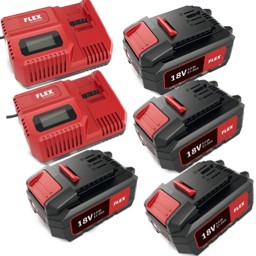 Zeige Details für FLEX Akku Pro Set Plus 4 Akkus + 2 Ladegerät 18 V Bild von FLEX Akku Pro Set Plus 4 Akkus + 2 Ladegerät 18 V