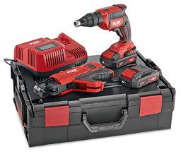 Zeige Details für Flex Akku-Trockenbauschrauber mit Schraubmagazinvorsatz Bild von Flex Akku-Trockenbauschrauber mit Schraubmagazinvorsatz