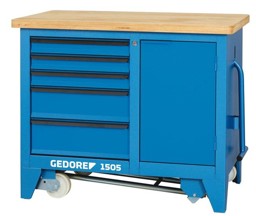 Zeige Details für Gedore 1505 Rollwerkbank mit 5 Schubladen Bild von Gedore 1505 Rollwerkbank mit 5 Schubladen