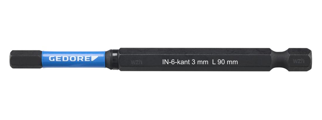 Bild von Gedore Torsions-Bit-Satz IN-6-kant 3 mm 1/4 Zoll L 90 mm, 2-tlg