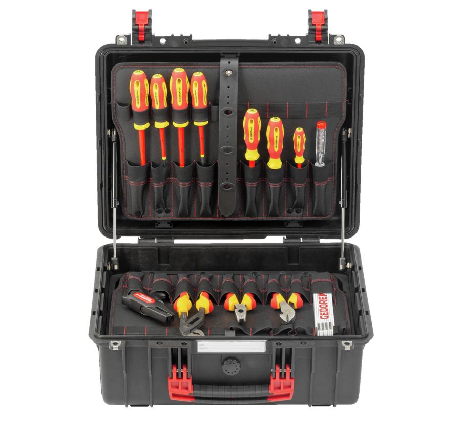 Bild von Gedore red Werkzeugkoffer Elektriker, 89-teilig, R21652089