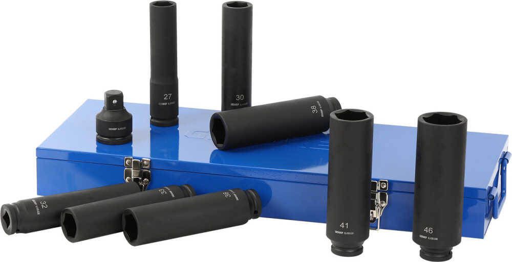 Bild von Gedore Kraftschrauber-Satz 3/4 Zoll, 200 mm, 9-tlg, KL-0100-83 K