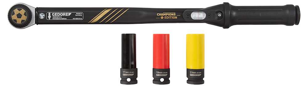 Bild von Gedore Champions-Edition TORCOFIX Set 40-200 Nm, 4-teilig, 4550-CHAMP-LS3