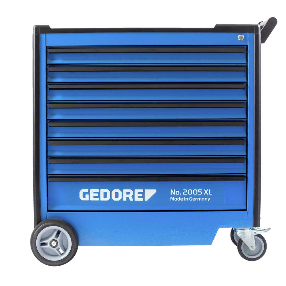 Bild von Gedore 2005 XL 0710 Werkzeugwagen mit 8 Schubladen