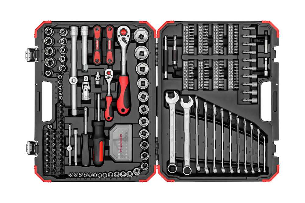 GEDORE red R46003232 Steckschlüssel-Satz 1/4 + 1/2 Zoll 232 teilig