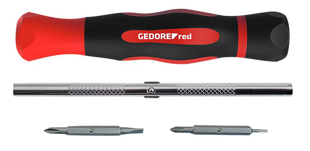 GEDORE red Präzisions-Bit-Schraubendreher 4in1 R38002004