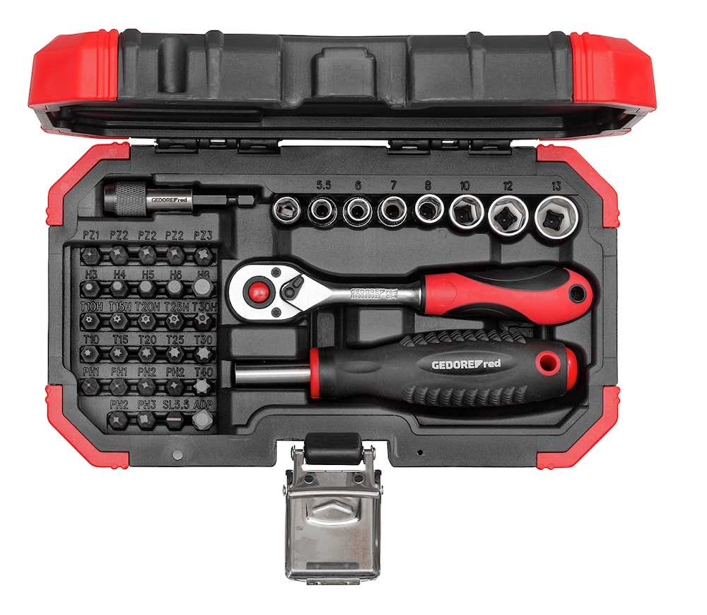 Gedore red Bit-Satz 1/4 Zoll 40-teilig