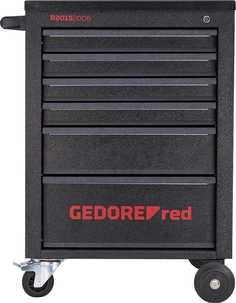 Gedore red Werkstattwagen MECHANIC - Werkzeugsatz 166-tlg