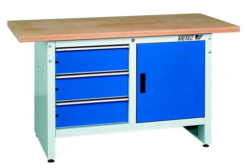Bild von Metec 23140 Werkbank Serie 23 H 840 x B 1500 x T 700 mm