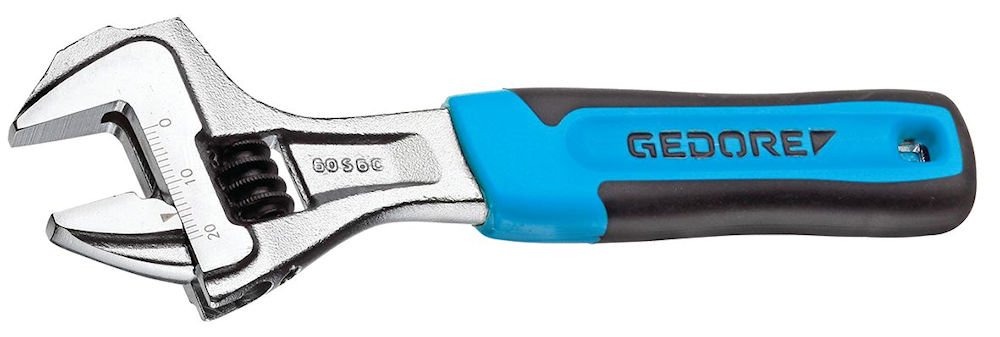 Bild von Gedore 60 S-8 JC Einmaulschlüssel verstellbar, 2K-Griff